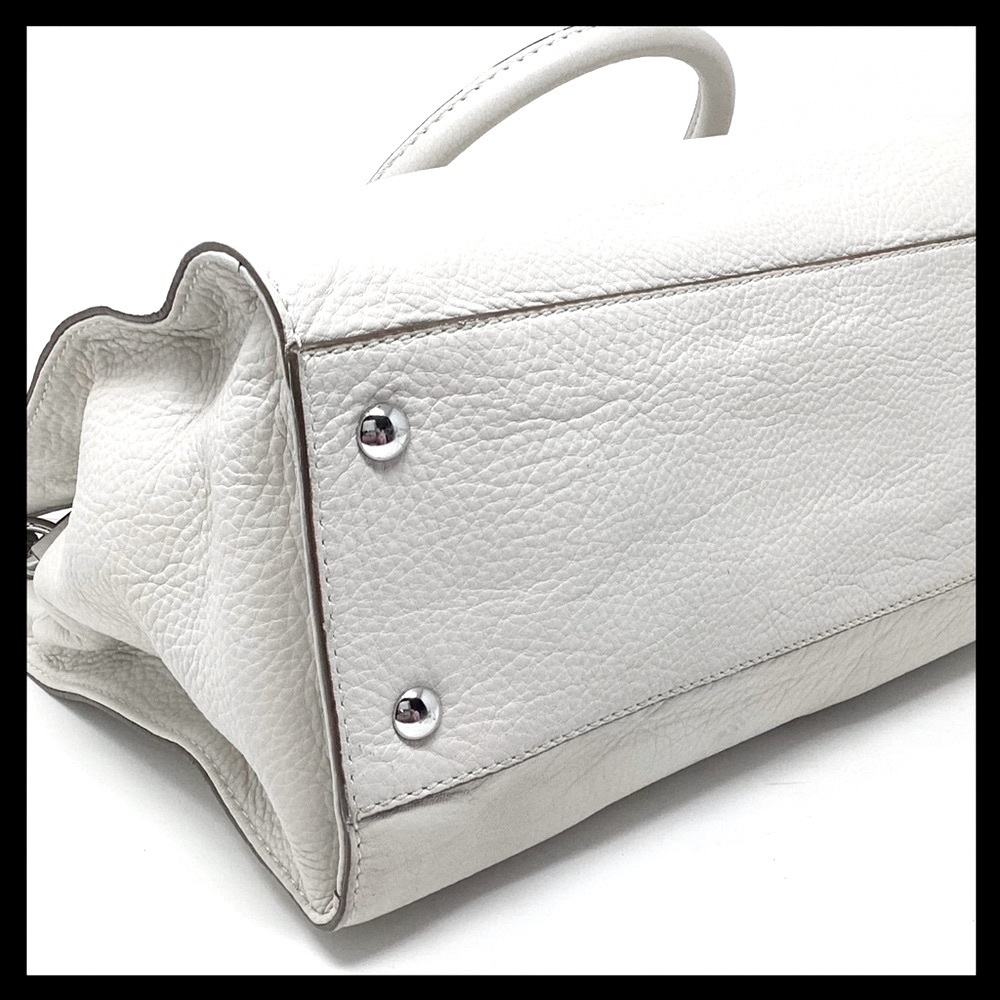 MICHAEL KORS Hamilton Large EW Tote Soft Pebbled Leather Color: Vanilla - Picture 11 of 16